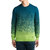 Versace男士羊毛漸變綠色毛衣 V700529-0082-V458S码拼色 时尚百搭第2张高清大图