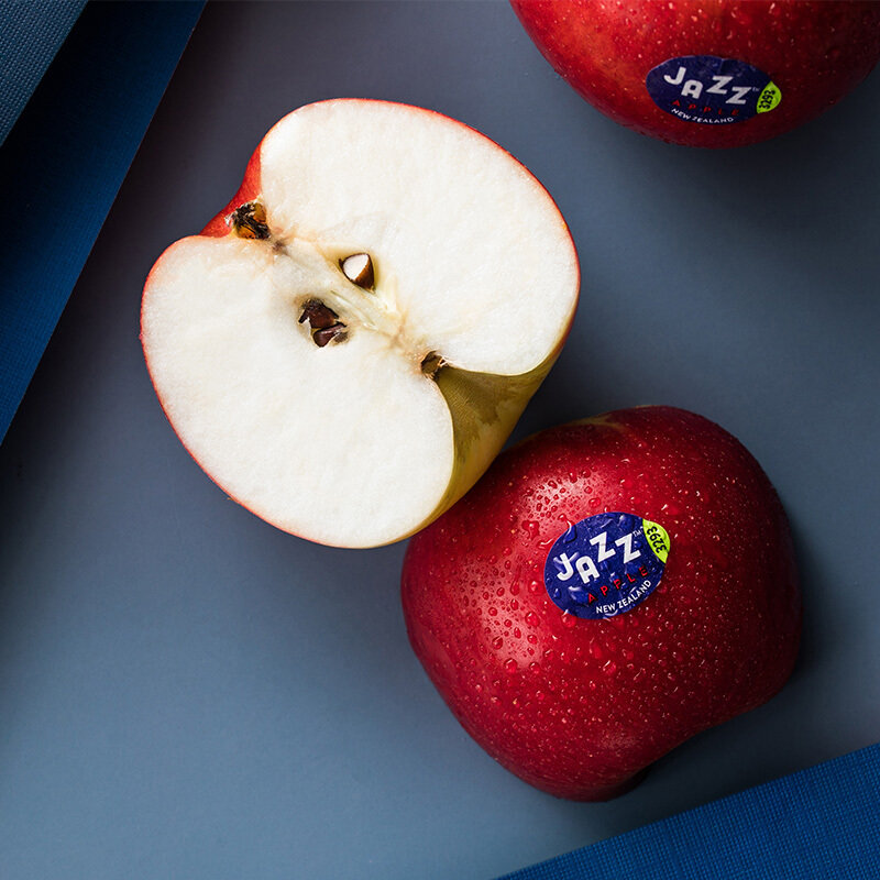 京觅新西兰进口爵士苹果特级果4粒筒装单筒重400g生鲜水果