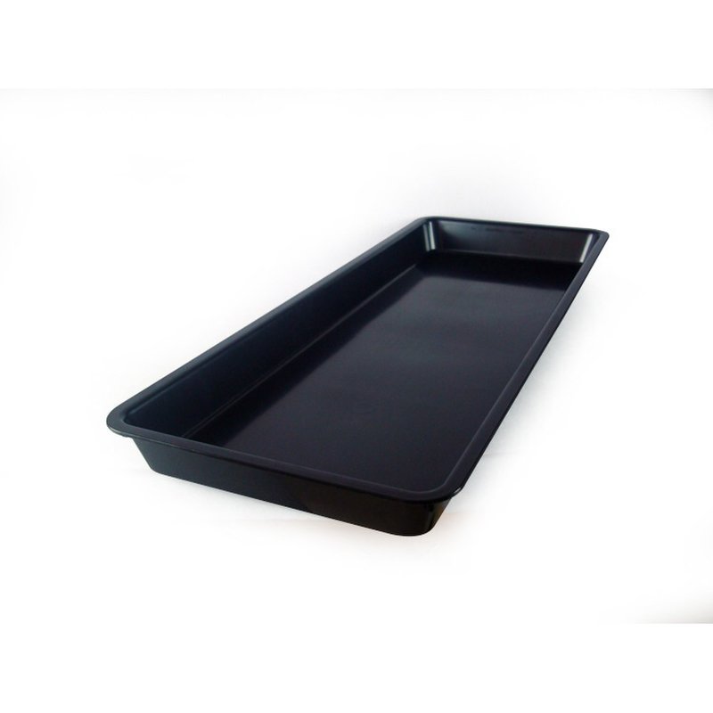 加厚超市黑色肉托盘耐摔生鲜猪肉托盘冷鲜肉展示盘熟食冷柜大托盘加厚