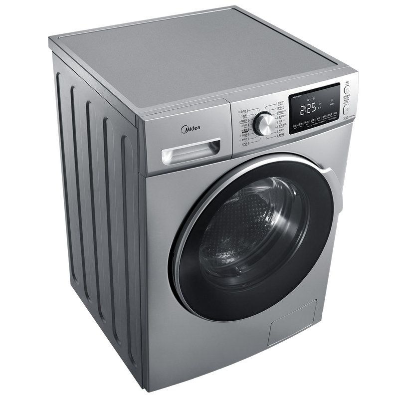 美的midea10公斤滚筒洗衣机洗烘一体md1004553dy巴赫银