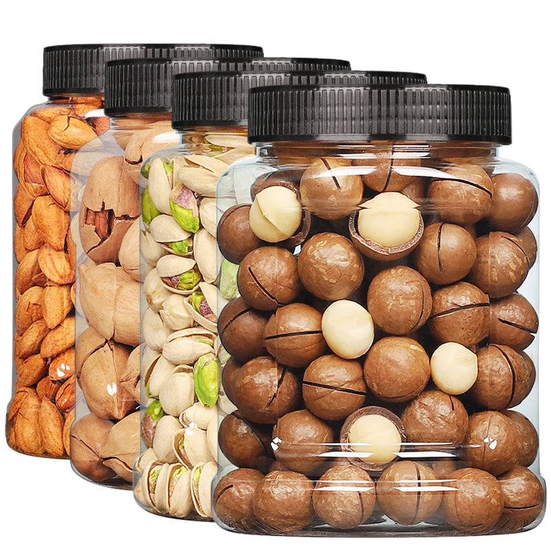 年货坚果组合开心果500g罐装盒装零食干果混合装散装批发礼盒置办