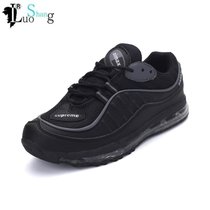 洛尚LSA-622   2016新款时尚运动女鞋学生跑步气垫运动鞋舒适透气女鞋子(黑色 37)