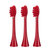 ApiYoo【IUV爆款】荷兰艾优 电动牙刷SUP成人声波电动情侣网红款 SUP红色刷头（3支） 电动 清洁第3张高清大图