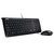 华硕（ASUS）KM-100 轻薄有线键盘鼠标套装(黑色)第2张高清大图