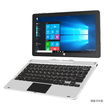 Jumper/中柏 EZpad 6s Pro 11.6英寸四核win10平板电脑二合一windows系统超薄学习笔记本(前黑后极光银 wifi版)