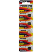 松下（Panasonic）CR1216 纽扣电池 3V锂电池 主板 电子秤 5粒卡装  *包邮