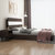 恒兴达 北欧风格1.8米双人床现代简约1.5原木直销床主卧2020新款实木床(1.5*2米-B款胡+白 床+床垫+床头柜*1)第4张高清大图