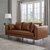 TIMI 北欧沙发 现代简约沙发 小户型沙发 会客沙发组合 时尚沙发组合(深蓝色 单人位沙发)第4张高清大图