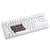 悦米机械键盘87键MK01 白色 红轴第3张高清大图