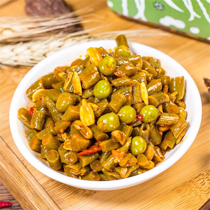 百分诚酸脆豆角4瓶装300g瓶香脆可口