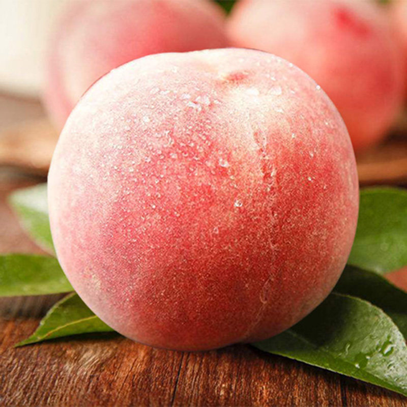 金秋红蜜脆甜可口蒙山蜜桃冬雪桃5斤装映霜红