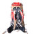 公狼登山包防水 户外背包双肩 男女旅行旅游折叠背囊 骑行徒步65L(红色)第4张高清大图