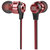 JBL T180A 入耳式耳机 防缠绕面条线 线控通话 低音增强 红色第2张高清大图