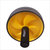 POVIT多功能静音健腹轮健身滚轮腹肌轮双轮运动健身训练器材黄色P-9238 国美超市甄选第2张高清大图