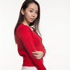 韩版新款套头女装打底毛衣纯色圆领绣珠短款舒适百搭针织(红色 均码)