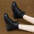 SUNTEK2021年新款女鞋秋冬马丁靴英伦风平底小短靴春秋单靴软皮鞋子(34 黑色（保暖绒里）)第7张高清大图