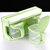 御良材 抽屉式塑料调味盒(三格-绿色) YPP-TLH-W3L 防尘 防潮第5张高清大图