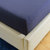 宜恋床笠床单  防滑床垫保护套 双人被单床罩 素色简约风(藏青色 床单)第2张高清大图