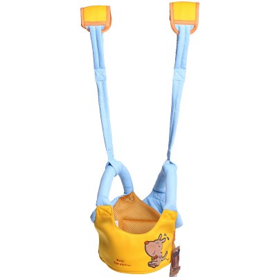 袋鼠仔仔DS6882时尚便捷型婴儿学步带（黄色）