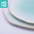 NOME/诺米家居 彩色手绘菜碟 家用圆形陶瓷碟子菜盘 日式盘子餐具 蓝色(蓝色)第4张高清大图