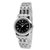 天梭(TISSOT)手表 梦幻系列皮带钢带石英女士手表T033.210.11.013.00(黑盘银钢带)第2张高清大图
