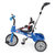 星辉婴童rastar宝马可折叠儿童三轮车小孩自行车三轮脚踏车童车(蓝色)第2张高清大图