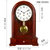 汉时欧式复古机械座钟客厅实木台钟德国赫姆勒时钟创意报时钟表HD50(椴木德国五音-阿拉伯盘)第2张高清大图