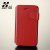 Hautton/皓顿 苹果4s 牛皮皮套 手机保护套(红色树纹)第2张高清大图