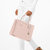 MichaelKors女士粉色手提包 30S0GM9T7L-SOFTPINK粉色 时尚百搭第4张高清大图