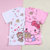 凯蒂猫儿童短袖T恤 棉T恤 卡通女孩 女宝宝中大童短袖2件装(粉色 100)第3张高清大图