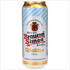 德国进口 恺撒西蒙/ Brauerei Simon 小麦白啤酒 500ml*6 (六连包)