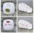 创意陶瓷盘碟套装家庭用实用耐高温中式方形盘子碟子防滑欧式酒店(早上好 8寸)第5张高清大图