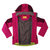 *探路者冬季女子三合一套绒冲锋衣 防风防水冲锋衣TAWC92889(艳紫)第5张高清大图