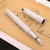 毕加索（PIMIO）916马拉加铱金笔8色可选土豪金钢笔1.0MM美工笔商务墨水笔礼盒(白色钢笔)第2张高清大图