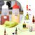 阿司倍鹭（ASVEL） FORMA调味瓶塑料软挤压瓶 尖嘴挤酱瓶细口调料瓶400ml（红/白/棕）(棕色)第3张高清大图