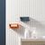 叮叮会 创意壁挂肥皂盒沥水免打孔浴室方形肥皂架(白色 一个装)第2张高清大图