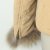 安都as2013冬女装韩版大毛领带帽系带修身棉衣加厚棉服女9258212(卡其 S)第4张高清大图
