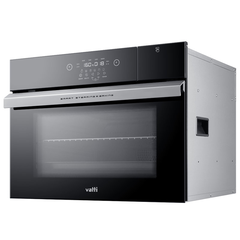 华帝vatti蒸烤一体机jyq50ya01蒸烤智能二合一黑玻璃