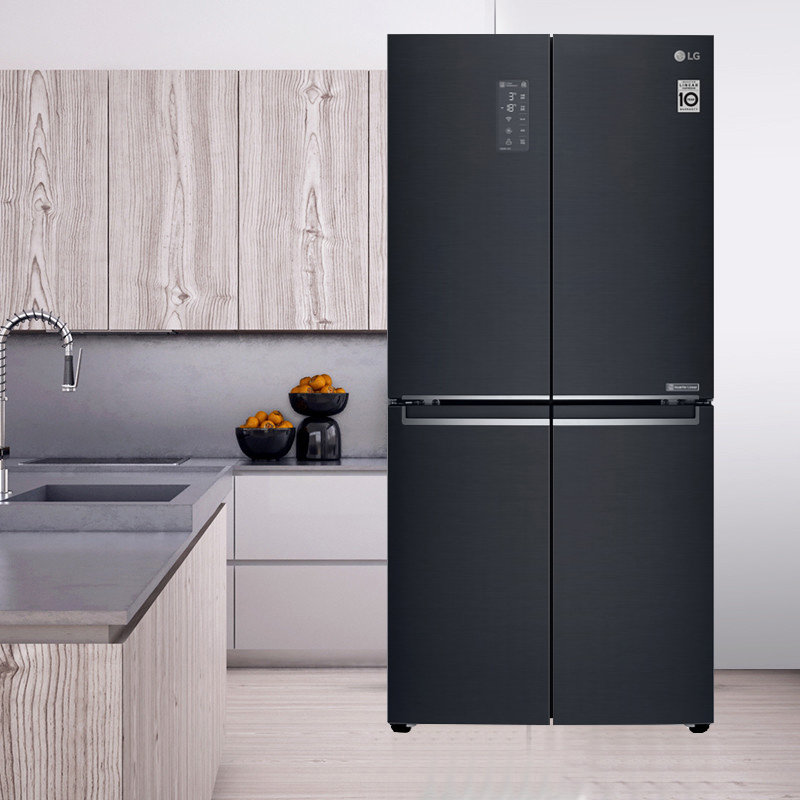 lgf528mc36523l十字对开门变频冰箱门中门风冷无霜金属面板风冷无霜除