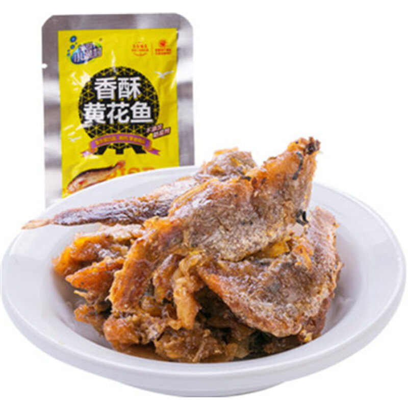 半岛小渔村香酥黄花鱼250g鱼干鱼仔大连特产旅游纪念小零食