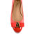 Salvatore Ferragamo女士红色缝皮革平底鞋 01-M831-6721045红 时尚百搭第3张高清大图