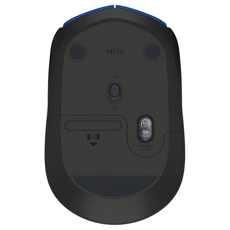罗技logitechm170鼠标蓝色无线鼠标