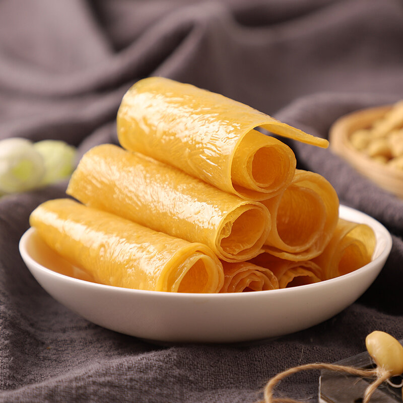 富昌南北干货豆油皮150g手工制作黄豆制品火锅凉拌油豆皮腐竹皮豆皮