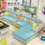 曲尚（Qushang）沙发 布艺沙发 可拆洗 客厅家具8723(【双位+贵妃+边几】)第3张高清大图