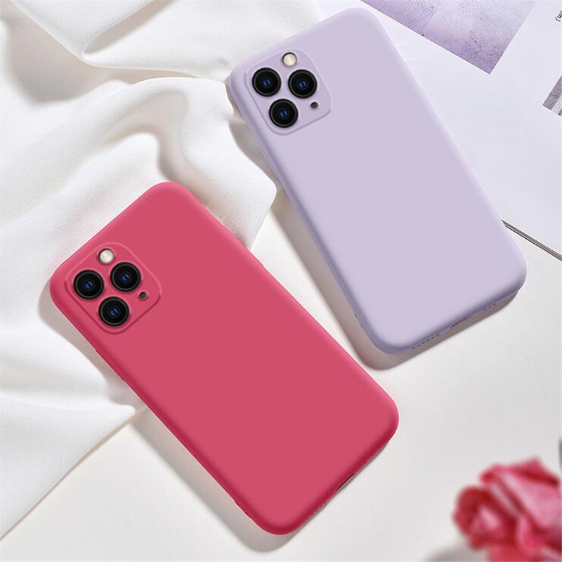 iphone12pro手机壳 苹果12pro液态硅胶保护套iphone12pro包边防摔软壳