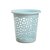家用无盖简约客厅垃圾桶厕所镂空纸篓卫生间废纸桶厨房大号垃圾筒(大号-蓝色（送垃圾袋一卷）)第9张高清大图