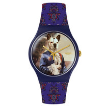 斯沃琪(Swatch)手表 原创炫彩系列 石英男女表 犬先生SUON120