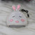 雨花泽（Yuhuaze）USB粉红猪保暖鼠标垫颜色随机（两个装）(白色兔)第4张高清大图