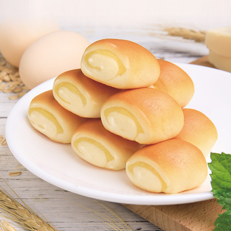 豪士早餐380g豪士小小面包口袋面包芝士夹心办公室休闲零食糕点点心