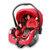 贝贝卡西LB-321婴儿提篮式汽车儿童座椅新生儿宝宝便携式*7件(LB321咖色松果 默认版本)第5张高清大图